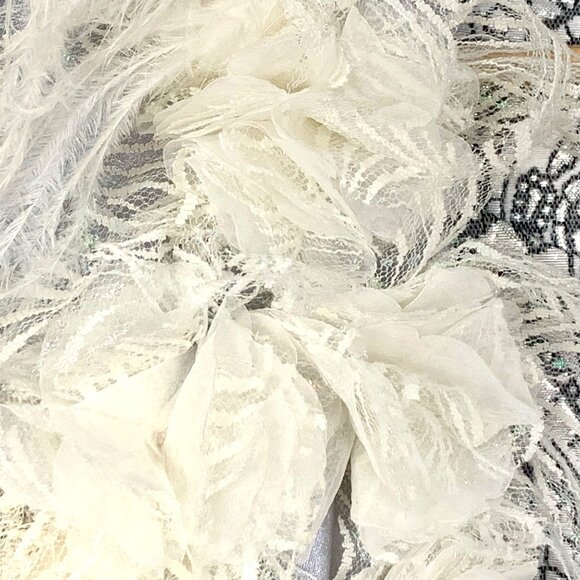 Elite Champagne 2 PC Blazer Shell Silver Brocade Mother of Bride Church Size 10 - Picture 3 of 10